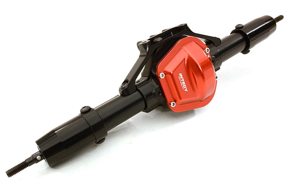 C26978BLACK Complete CNC Machined Rear Axle for Axial 1/10 SCX-10, Dingo, Honcho & Jeep - Image 1