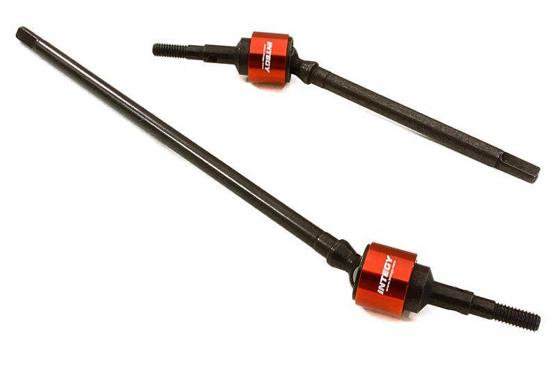 C26988RED Billet Machined Front Drive Shaft Set for Axial 1/10 Wraith 2.2 & RR10 Bomber - Image 1