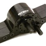 Realistic Alloy Transfer Case 13T/28T DIY Gearbox for 1/14 Trucks W=70mm