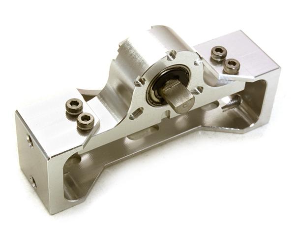 C26995SILVER Alloy Shaft Connector DIY Gap Bridge & Chassis Brace for 1/14 Trucks W=59mm - Image 1