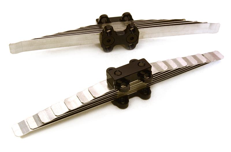 C26998BLACK Realistic Leaf Spring w/ Mount DIY Kit for 1/14 Trucks - Image 1