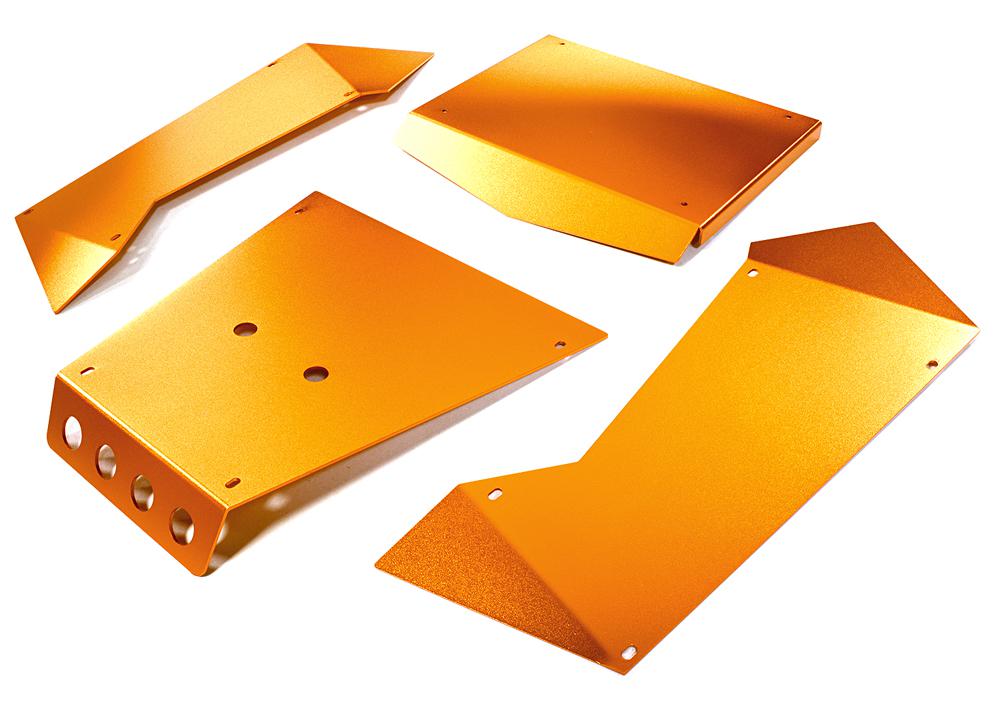 C27004ORANGE Aluminum Alloy Panel Kit for Axial 1/8 Yeti XL Rock Racer Buggy - Image 1