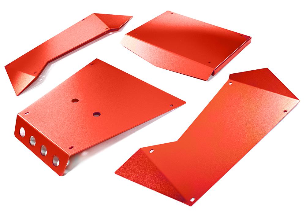 C27004RED Aluminum Alloy Panel Kit for Axial 1/8 Yeti XL Rock Racer Buggy - Image 1
