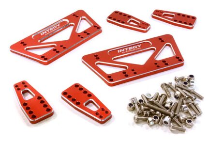 CNC Machined Chassis & Shock Mount Lift Kit for Axial 1/10 SCX-10 Scale Crawler