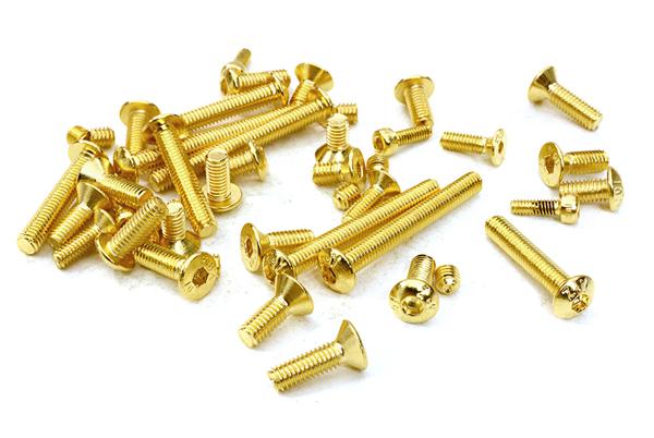 C27017GOLD Assorted Hardware Screw Kit Set for Axial 1/10 SCX-10 Scale Crawler - Image 1