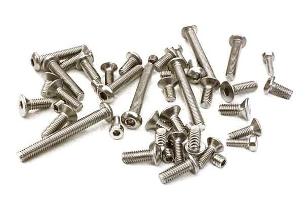 C27017SILVER Assorted Hardware Screw Kit Set for Axial 1/10 SCX-10 Scale Crawler - Image 1