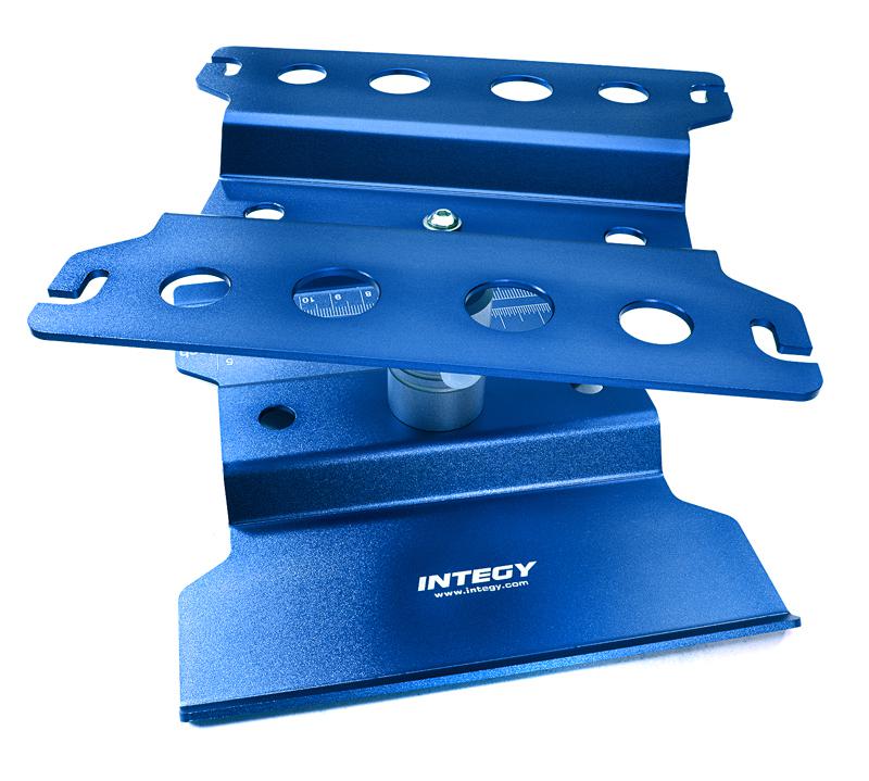 C27025BLUE Universal Car Stand Workstation for 1/10 Size (140x136x100mm) - Image 1