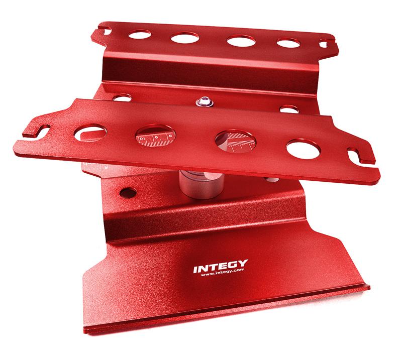 C27025RED Universal Car Stand Workstation for 1/10 Size (140x136x100mm) - Image 1