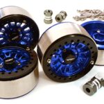 1.9 Size Machined High Mass Wheel (4) w/14mm Offset Hubs for 1/10 Scale Crawler