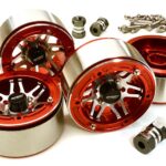 1.9 Size Machined High Mass Wheel (4) w/14mm Offset Hubs for 1/10 Scale Crawler