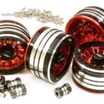 2.2x1.5-in. Machined High Mass Wheel (4) w/14mm Offset Hubs for 1/10 Crawler