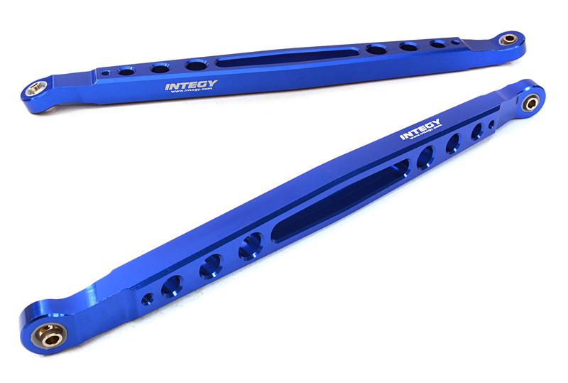C27044BLUE Billet Machined Alloy Rear Upper Links for Axial 1/8 Yeti XL Rock Racer Buggy - Image 1