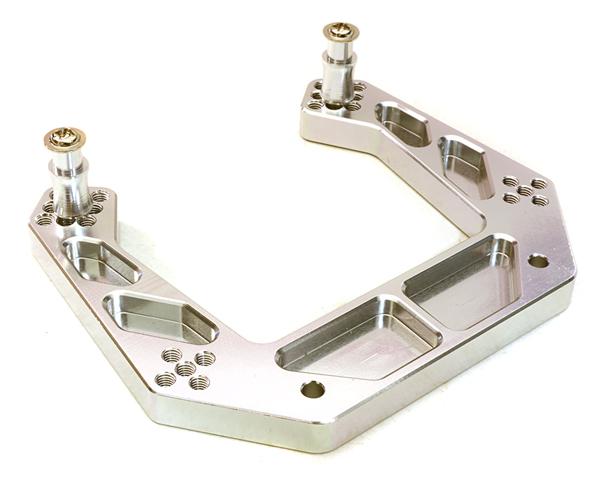 C27046SILVER Front Shock Tower for Electric Slash 2WD, Rustler 2WD & Stampede 2WD XL5 3639 - Image 1