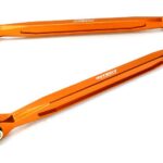 Orange Billet Machined Steering Links Kit for Traxxas X-Maxx 4X4 Truck 7748