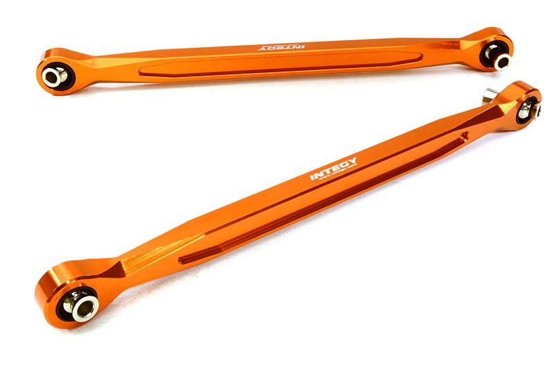 C27047ORANGE Orange Billet Machined Steering Links Kit for Traxxas X-Maxx 4X4 Truck 7748 - Image 1