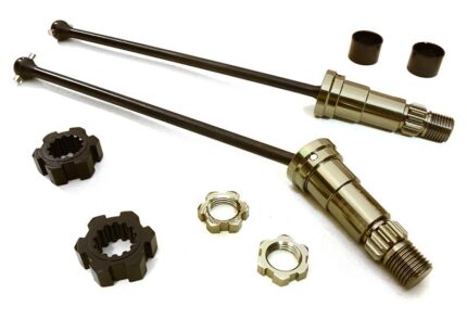 Universal Drive Shafts w/ +12mm Ext. Stub Axles (2) for TRX X-Maxx 4X4 7750 7751