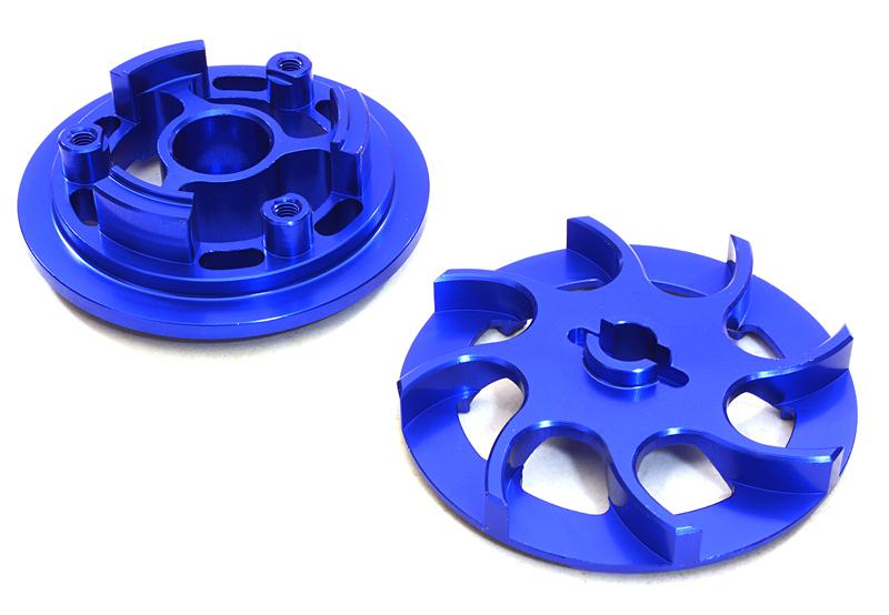 C27074BLUE Billet Machined Slipper Pressure Plate and Hub for Traxxas X-Maxx 4X4 6S 7788 - Image 1