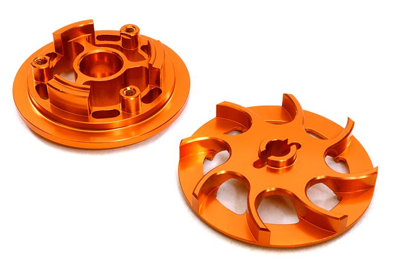 C27074ORANGE Billet Machined Slipper Pressure Plate and Hub for Traxxas X-Maxx 4X4 6S 7788 - Image 1