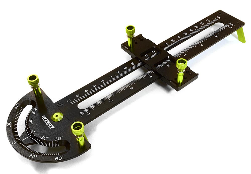 C27081GREEN Links, Push Rods & Shocks Matching Tool 34-220mm for 1/10, 1/8 & 1/5 Scale - Image 1
