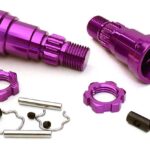 Billet Machined +0mm Ext. Stub Axles for C27070, C27071 & C27072