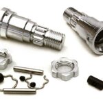 Billet Machined +0mm Ext. Stub Axles for C27070, C27071 & C27072