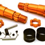 Billet Machined +12mm Ext. Stub Axles for C27070, C27071 & C27072