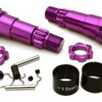 Billet Machined +12mm Ext. Stub Axles for C27070, C27071 & C27072