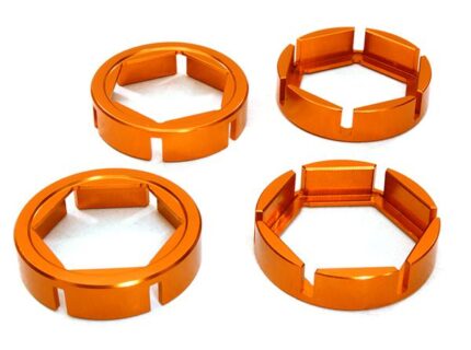Machined Wheel Hex Outer Reinforcement Ring Set(4) for Traxxas X-Maxx 4X4 7771