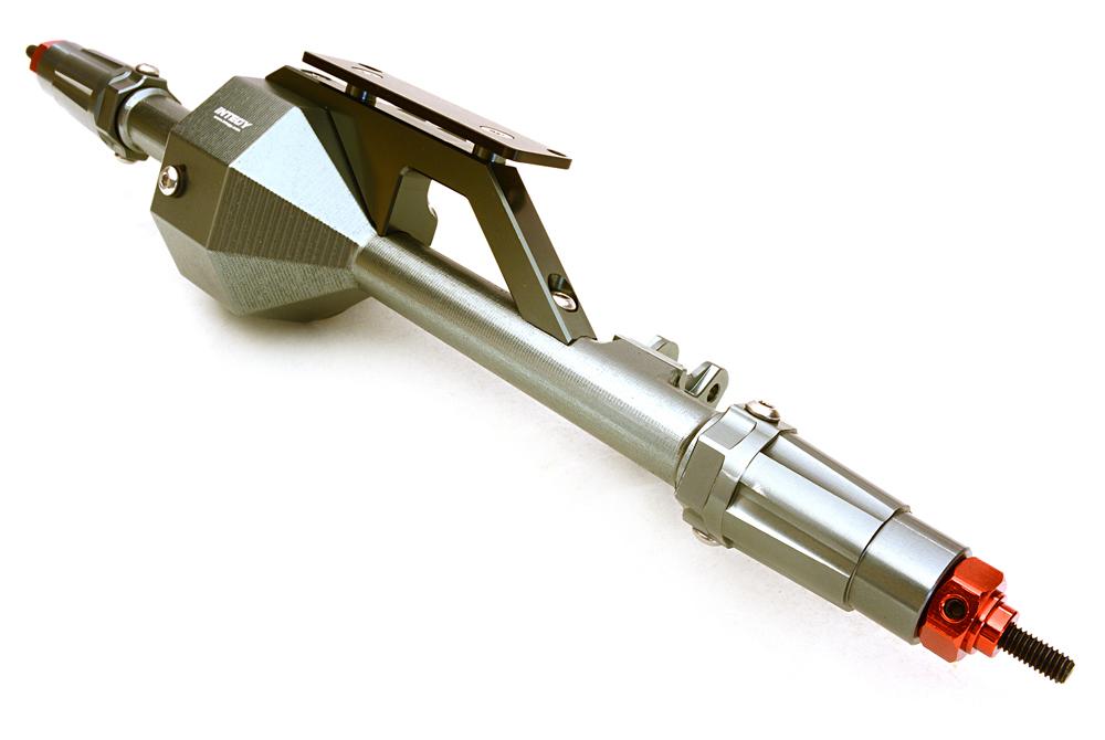 C27113GUN Billet Machined Complete Rear Axle Assembly for Axial 1/10 RR10 Bomber 4WD - Image 1