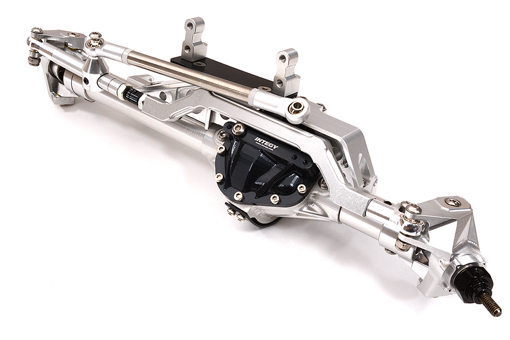 C27114HARD Billet Machined Complete Front Axle Assembly for Axial 1/10 RR10 Bomber 4WD - Image 1
