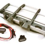 CNC Alloy Front Bumper w/ LED for Tamiya 1/14 King Hauler & Globe Liner