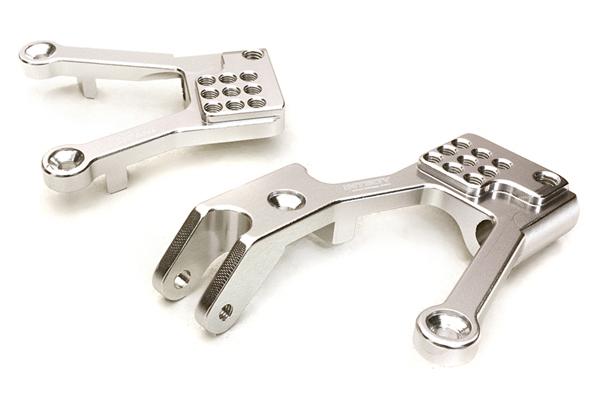 C27129SILVER Billet Machined Alloy Front Shock Tower for Axial 1/10 SCX10 II - Image 1