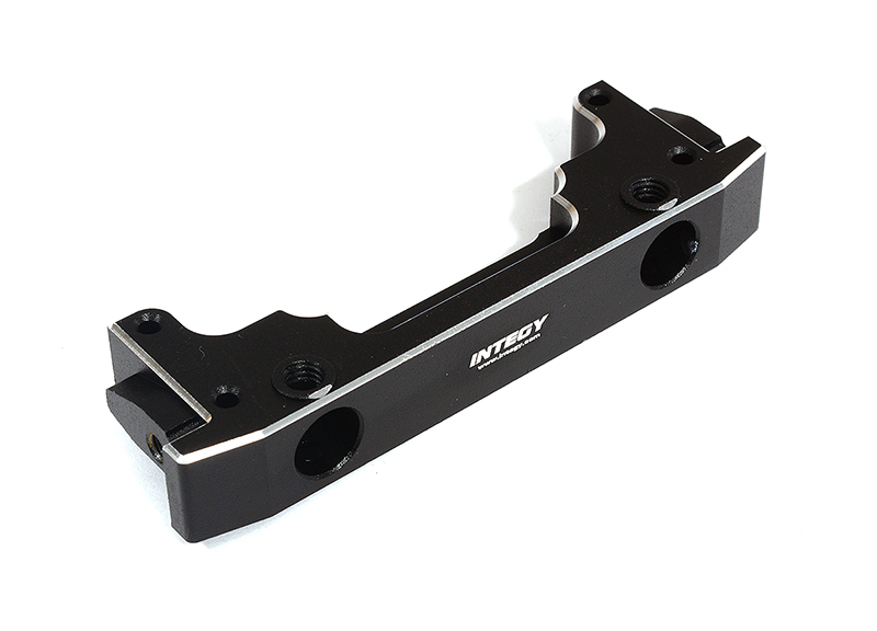 C27132BLACK Machined Alloy Front Bumper Mount for Axial 1/10 SCX10 II (43mm) (#90046-47) - Image 1