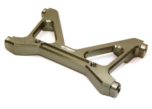 C27135GUN Billet Machined Alloy Main Chassis Brace for Axial 1/10 SCX10 II (#90046-47) - Image 1