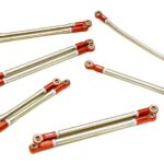 Stainless Steel Linkage Set w/ Alloy Rod Ends for Axial 1/10 SCX10 II #90046-47