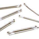 Stainless Steel Linkage Set w/ Alloy Rod Ends for Axial 1/10 SCX10 II #90046-47
