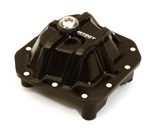 C27140BLACK Billet Machined Alloy Differential Cover for Axial 1/10 SCX10 II (#90046-47) - Image 1