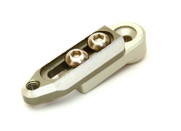 C27144GUN Alloy Machined Adjustable length Servo Horn 24T for Hitec Servo (r=20-27mm) - Image 1