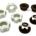 Machined 24mm Wheel Adapters & 17mm Wheel Nuts for Traxxas X-Maxx 4X4 7756 7758