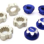 Machined 24mm Wheel Adapters & 17mm Wheel Nuts for Traxxas X-Maxx 4X4 7756 7758