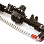 Billet Machined Complete Front Axle Housing Assembly for Axial SCX10 II 90046