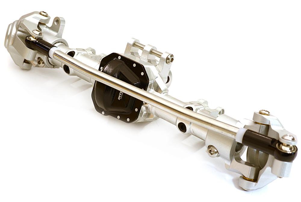 C27151HARDBLACK Billet Machined Complete Front Axle Housing Assembly for Axial SCX10 II 90046 - Image 1