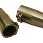 Billet Machined Alloy Rear Axle Lockout (2) for Axial 1/10 SCX10 II (#90046-47)