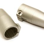 Billet Machined Alloy Rear Axle Lockout (2) for Axial 1/10 SCX10 II (#90046-47)