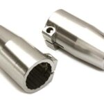 Billet Machined Alloy Rear Axle Lockout (2) for Axial 1/10 SCX10 II (#90046-47)