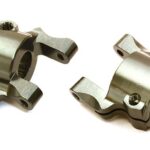 Billet Machined Alloy Front Caster Blocks for Axial 1/10 SCX10 II (#90046-47)