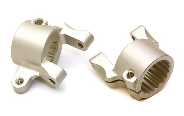 C27157HARD Billet Machined Alloy Front Caster Blocks for Axial 1/10 SCX10 II (#90046-47) - Image 1