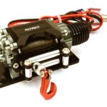 Billet Machined T3 Realistic Mega Winch for Scale Rock Crawler 1/10 Size - Gun