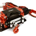 Billet Machined T3 Realistic Mega Winch for Scale Rock Crawler 1/10 Size