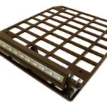 Realistic 1/10 Scale Luggage Tray 180x150x22mm w/ Adjustable LED Spot Light Set